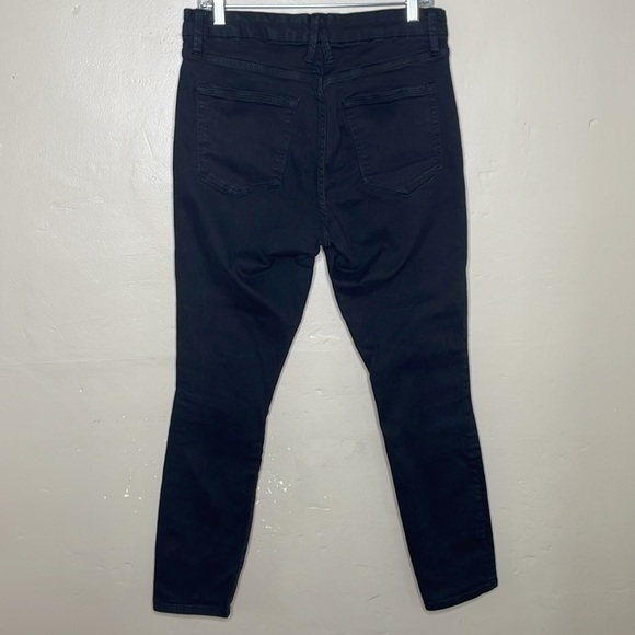 GOOD AMERICAN Jeans Black High Rise Stretchy Denim Essential Basic 5 Pocket 14 - Picture 12 of 12